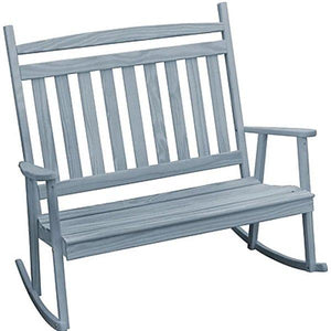 Yellow Pine Double Classic Porch Rocker - The Charming Bench Company