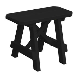 Yellow Pine Traditional Bench Only Picnic Bench 2ft / Black Paint