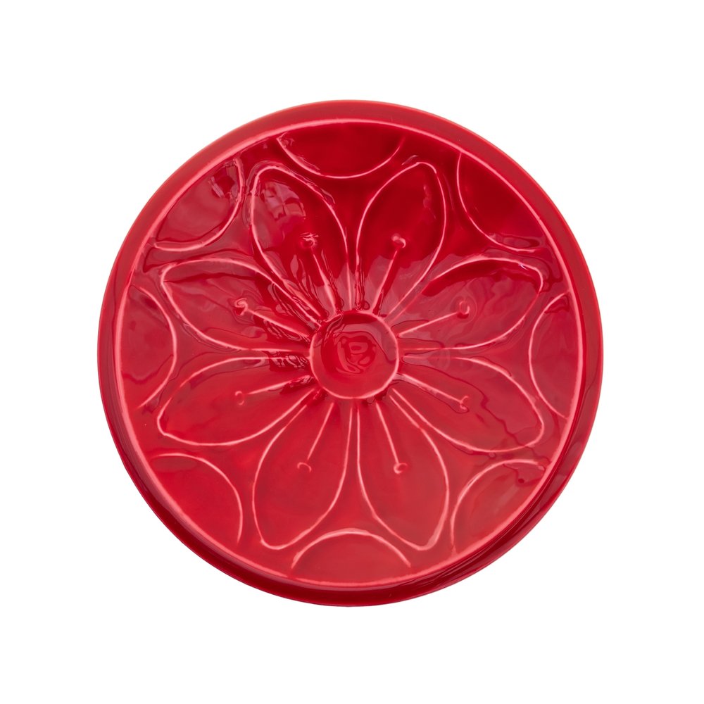12" Lolly Embossed Birdbaths with Garden Stake Birdbath
