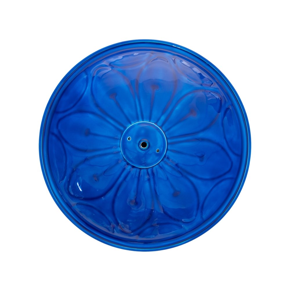 12" Lolly Embossed Birdbaths with Garden Stake Birdbath