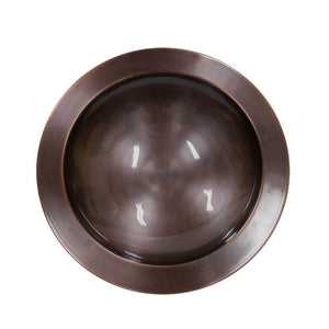 Hammered Copper Birdbath for 4x4 Post by Achla Designs Achla Designs