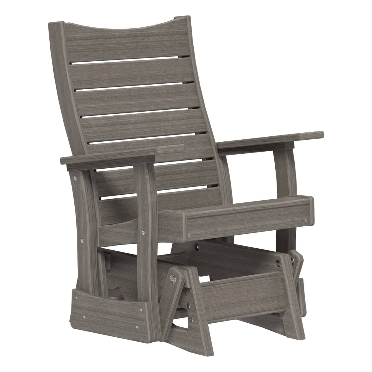 2' Contour Glider Porch Swing Coastal Gray