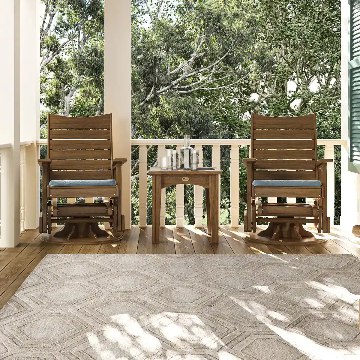 2’ Contour Swivel Glider Porch Swing