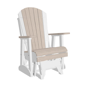 2ft Adirondack Glider Outdoor Glider 2ft / Birch & White