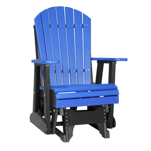2ft Adirondack Glider Outdoor Glider 2ft / Blue & Black