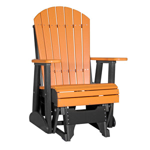 2ft Adirondack Glider Outdoor Glider 2ft / Tangerine & Black