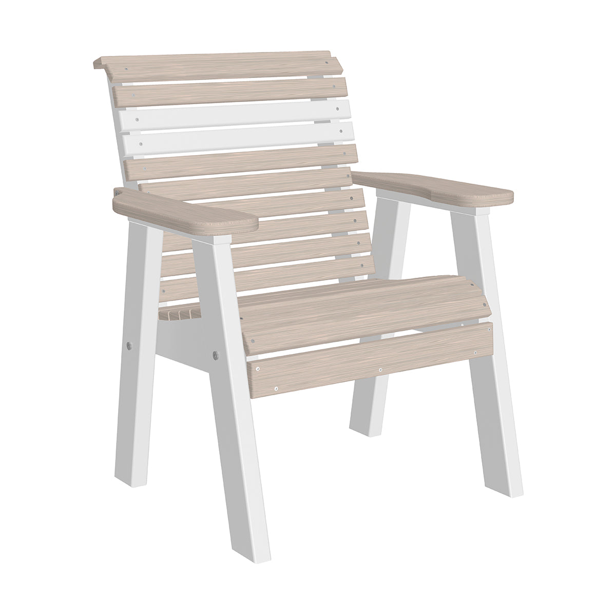 2ft and 4ft Plain Bench by LuxCraft Outdoor Glider 2ft / Birch &amp; White