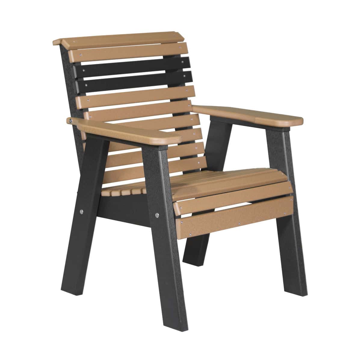 2ft and 4ft Plain Bench by LuxCraft Outdoor Glider 2ft / Cedar &amp; Black