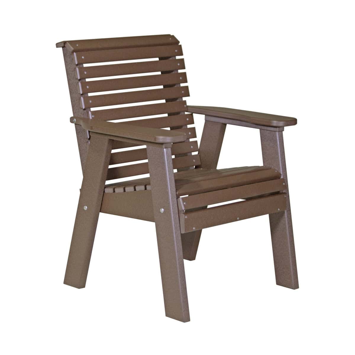 2ft and 4ft Plain Bench by LuxCraft Outdoor Glider 2ft / Chestnut Brown