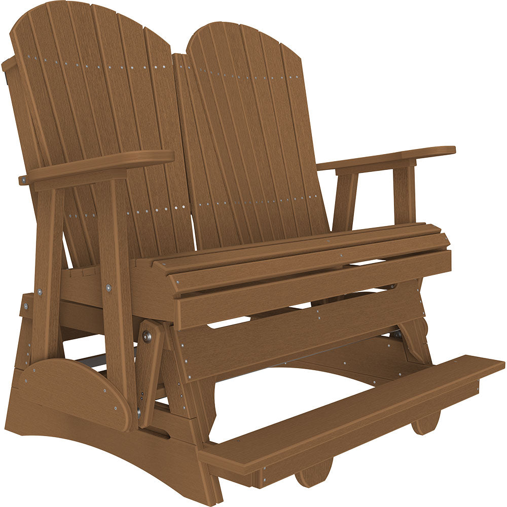4' and 5' Adirondack Balcony Glider Outdoor Glider 4ft / Antique Mahogany