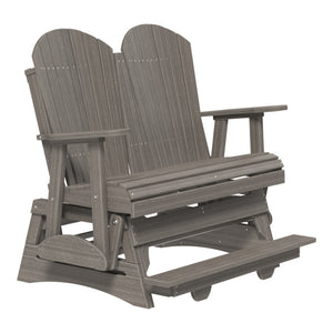 4' and 5' Adirondack Balcony Glider Outdoor Glider 4ft / Coastal Gray