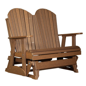 4 ft and 5ft Adirondack Glider Outdoor Glider 4ft / Antique Mahogany