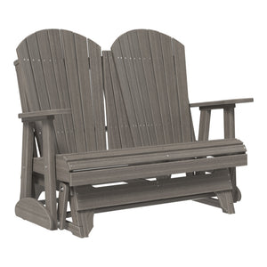4 ft and 5ft Adirondack Glider Outdoor Glider 4ft / Coastal Gray