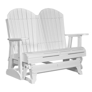 4 ft and 5ft Adirondack Glider Outdoor Glider 4ft / White