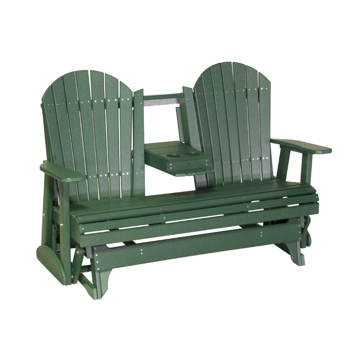 4 ft and 5ft Adirondack Glider Outdoor Glider 5ft / Green