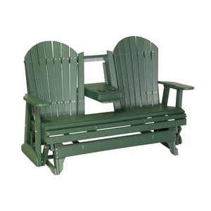 4 ft and 5ft Adirondack Glider Outdoor Glider 5ft / Green