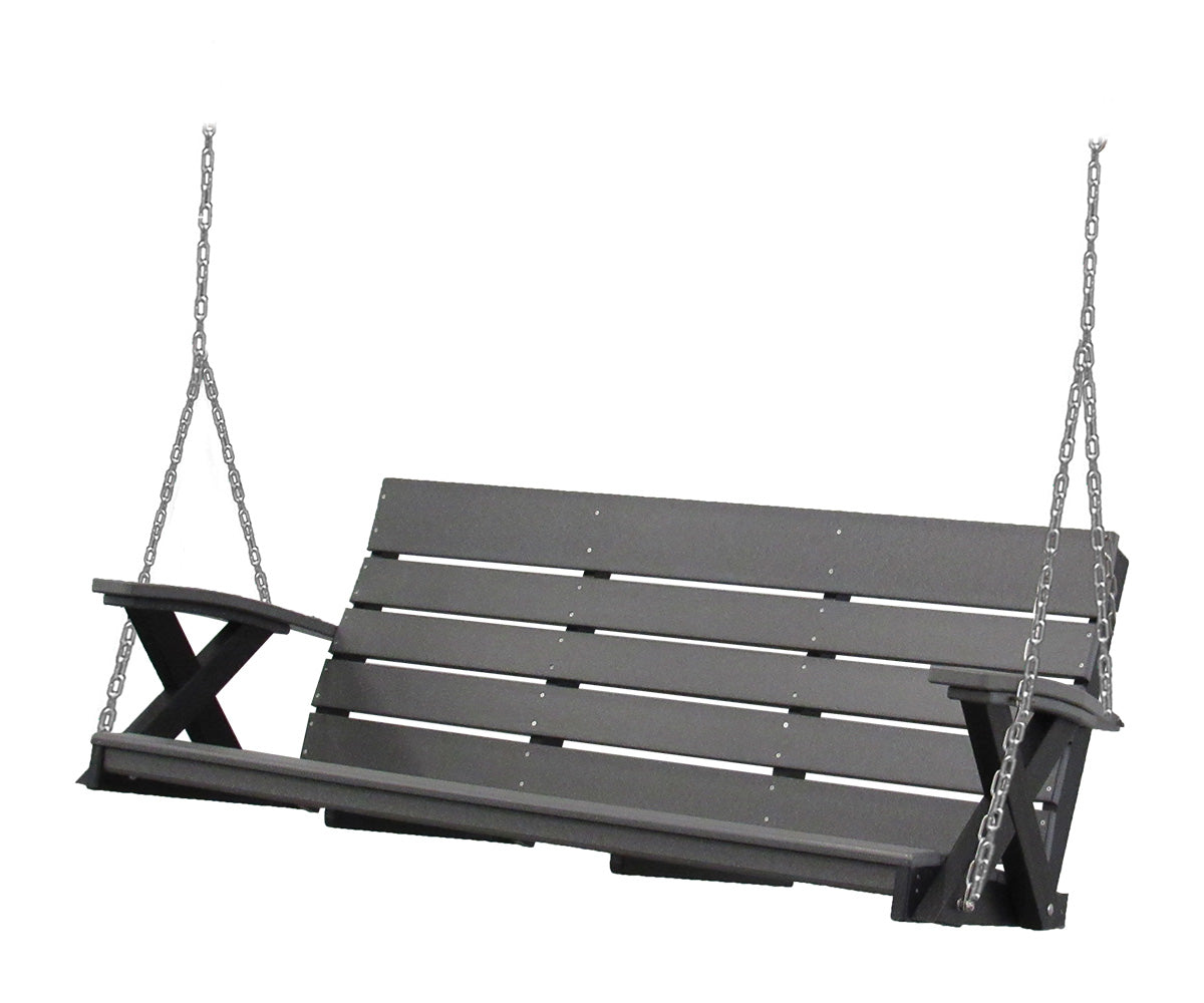 5 Ft Poly Galaxy Swing by Hershy Way Porch Swing