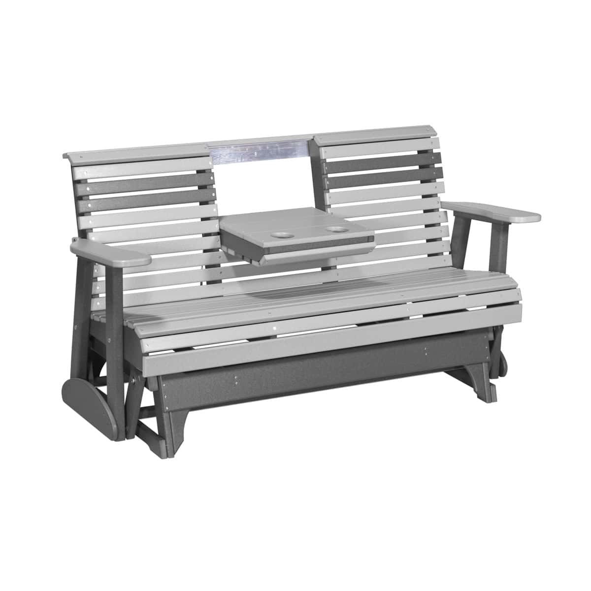5ft Plain Poly Glider Chair Outdoor Glider