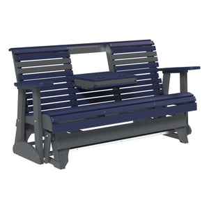 5ft Plain Poly Glider Chair Outdoor Glider