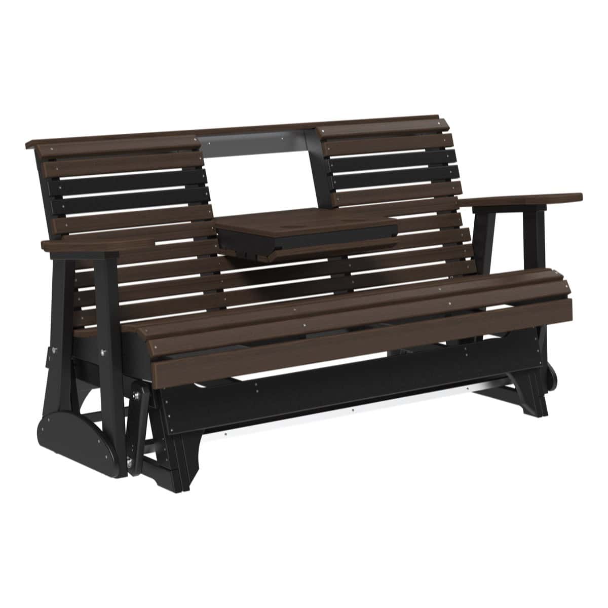 5ft Plain Poly Glider Chair Outdoor Glider