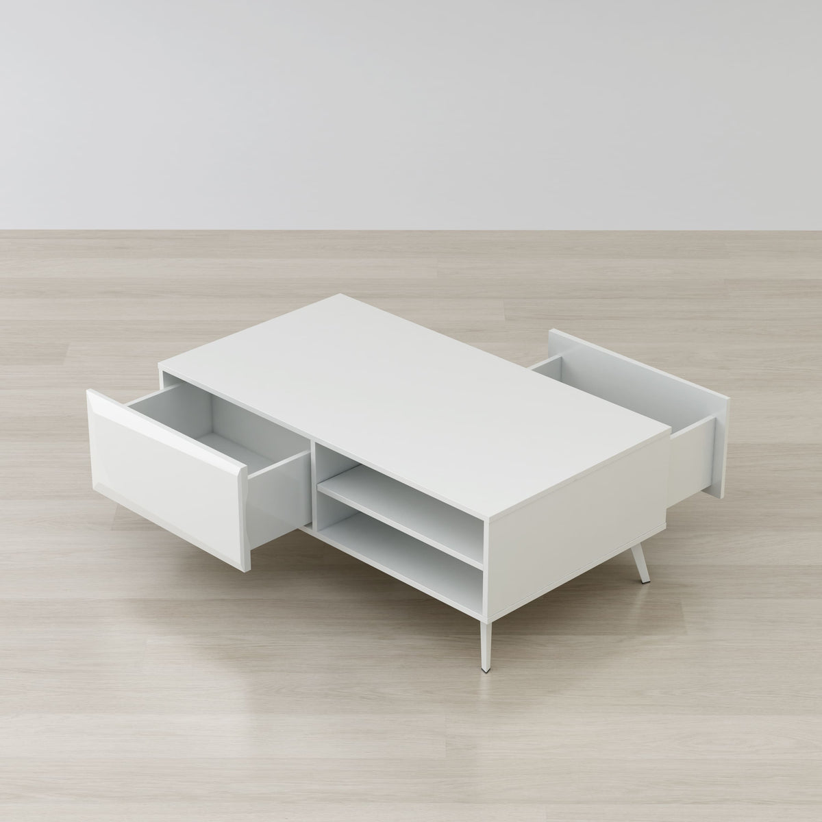 Altus 43" Coffee Table Gloss White Susan