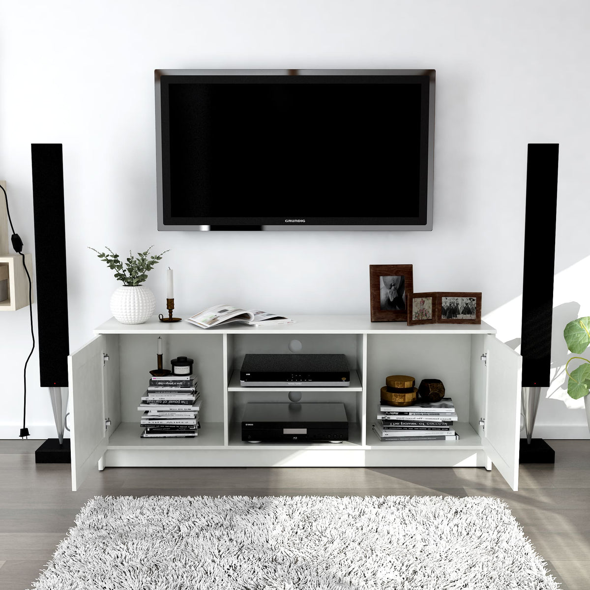 Ashley 63" TV Stand Susan