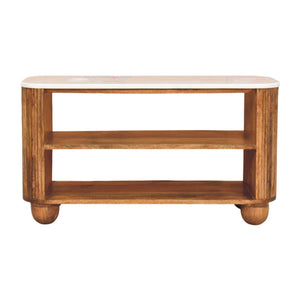 Beaumont Marble Shoe Bench Bench