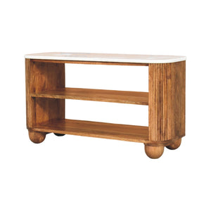 Beaumont Marble Shoe Bench Bench