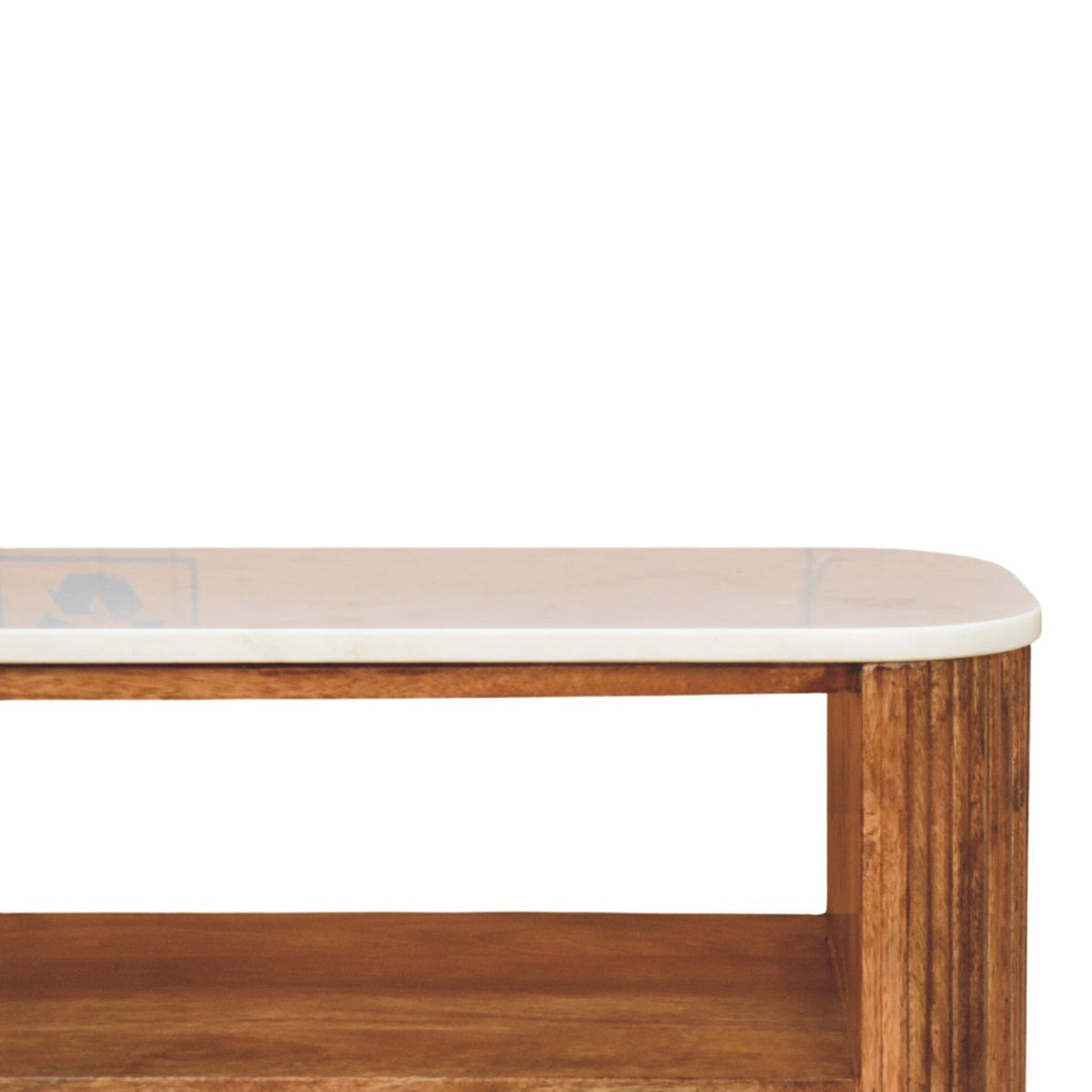 Beaumont Marble Shoe Bench Bench