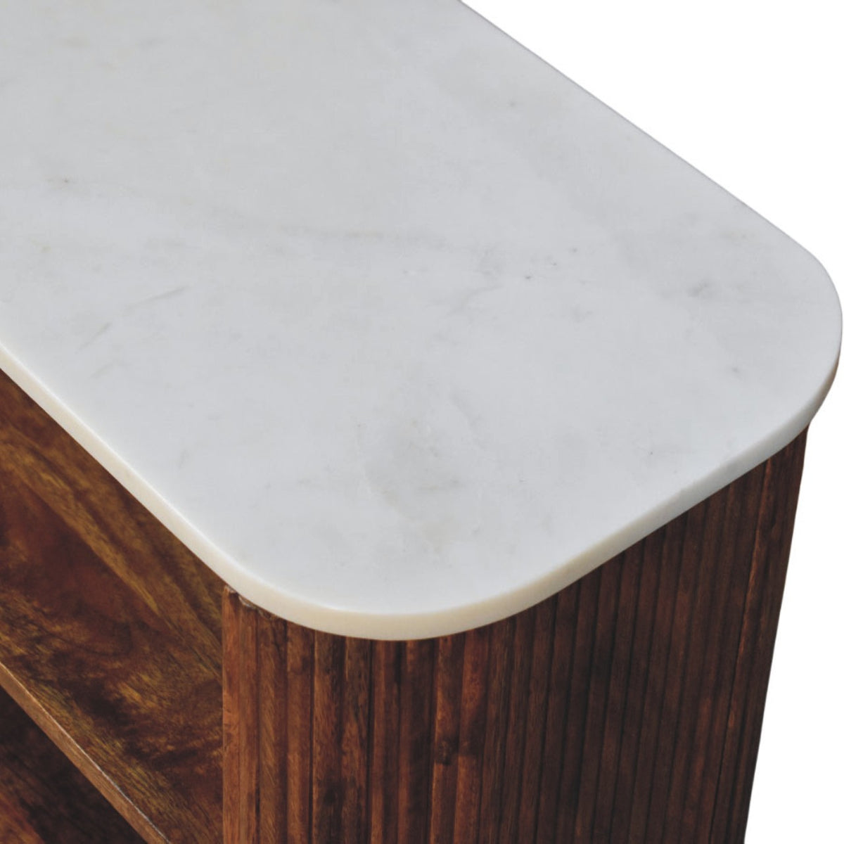 Beaumont Marble Shoe Bench Bench