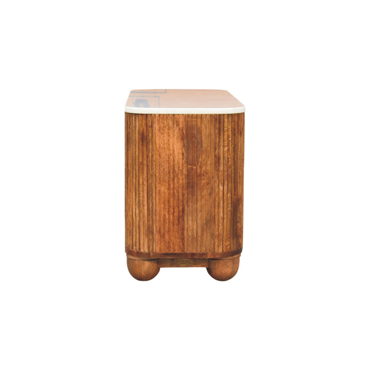Beaumont Marble Shoe Bench Bench
