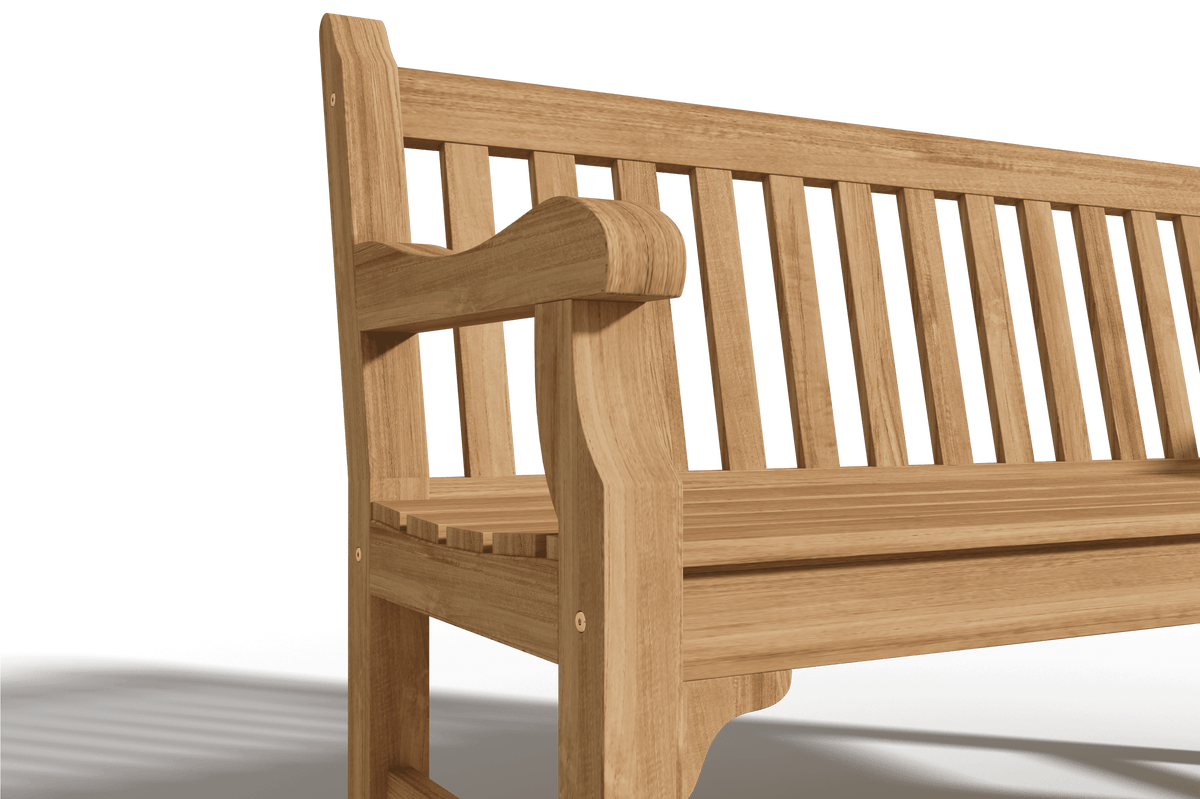 Belrose 2-Person Teak Outdoor Bench Outdoor Chair