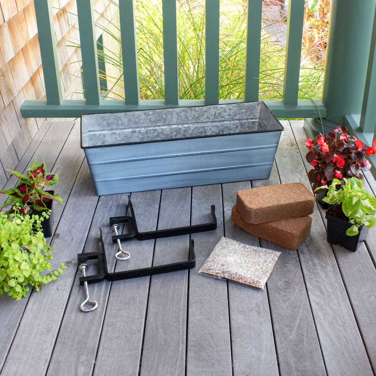 Medium Flower Box Tray Kit - Blue / White Achla Designs