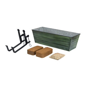 Medium Green Flower Box Tray Kit by Achla Design Achla Designs