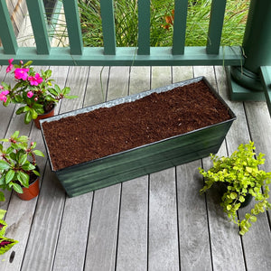 Medium Green Flower Box Tray Kit by Achla Design Achla Designs