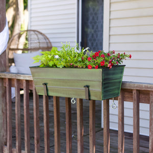 Medium Green Flower Box Tray Kit by Achla Design Achla Designs