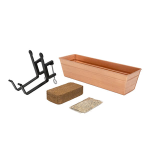 Bloom Box Garden Growing Kit with Wall Brackets Achla Designs