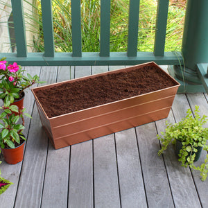 Bloom Box Garden Growing Kit with Odette Stand Flower Box Brackets