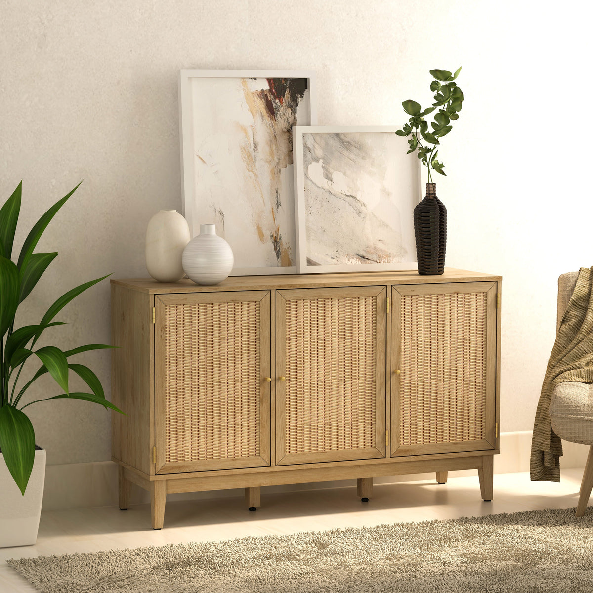 Bodrum 50" Wide Sideboard Susan
