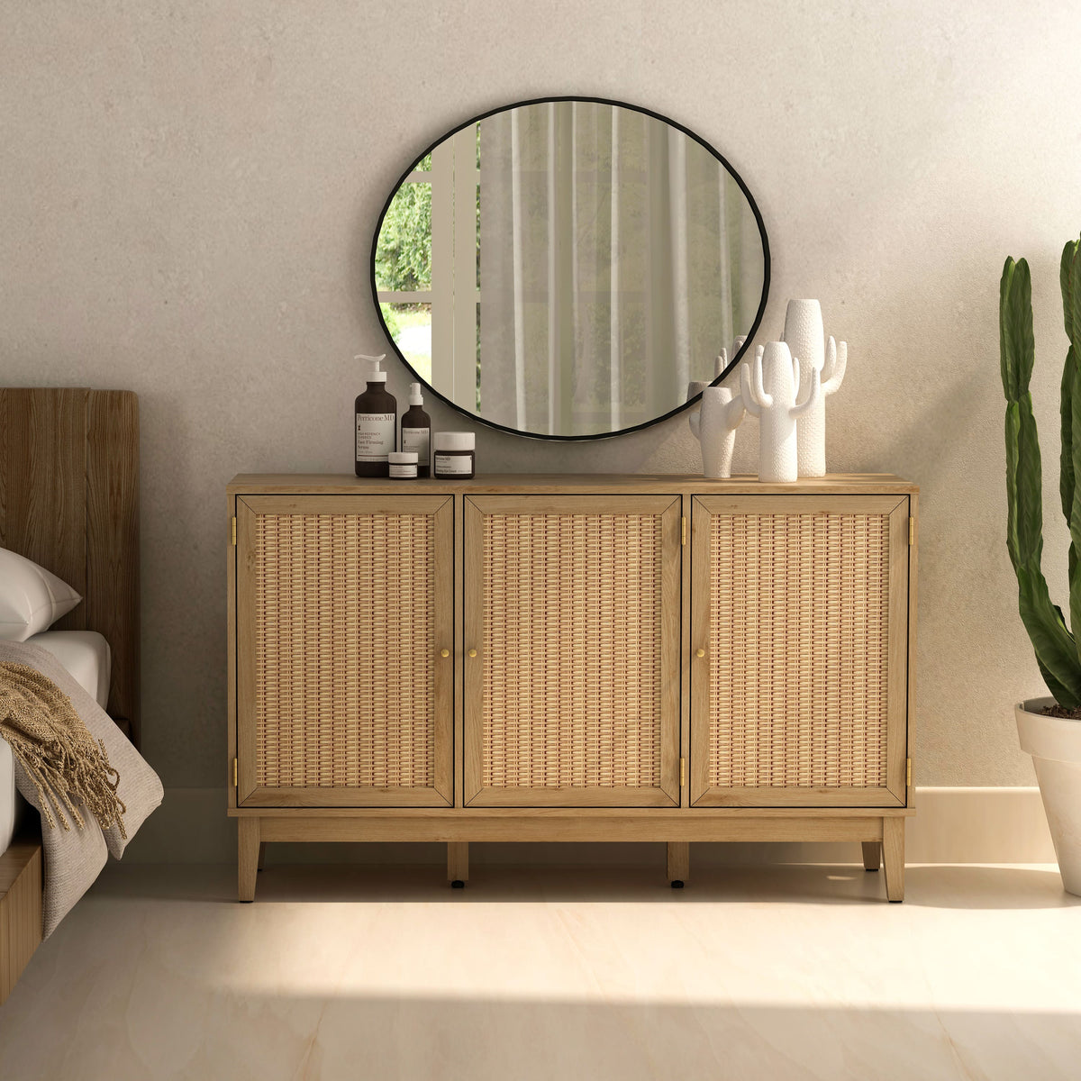 Bodrum 50" Wide Sideboard Susan