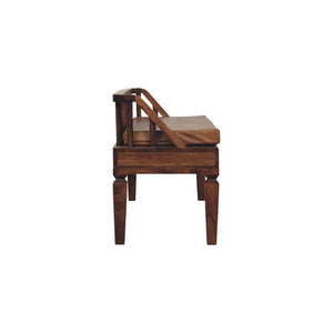 Bordeaux Leather Bench Bench