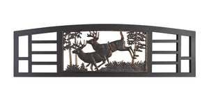 Bucks Gray Steel Bench outdoor furniture