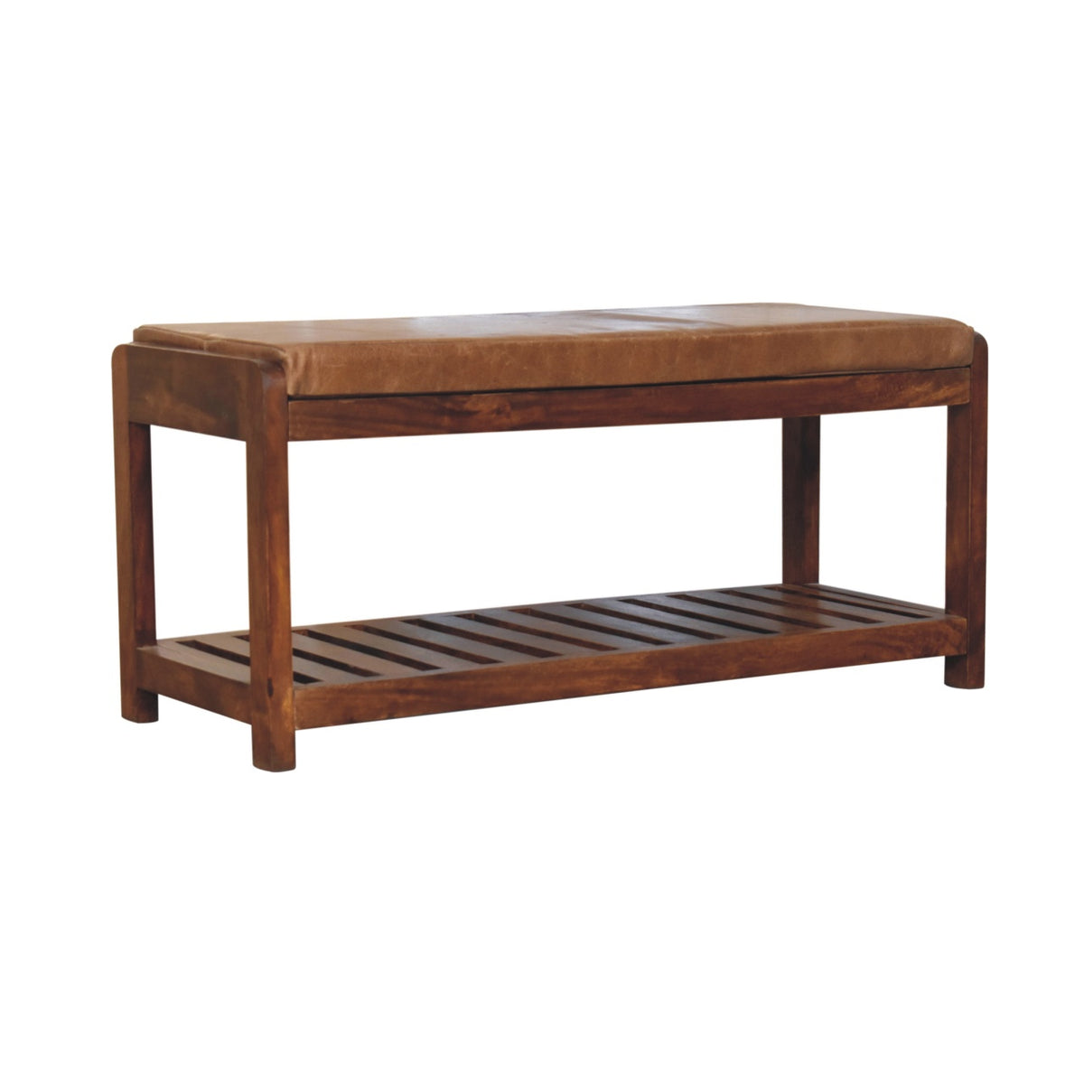 Buffalo Slatted Hallway Bench Bench