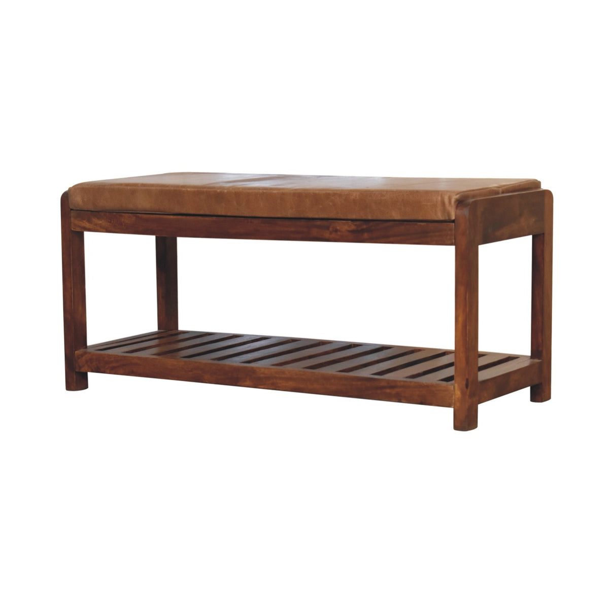Buffalo Slatted Hallway Bench Bench