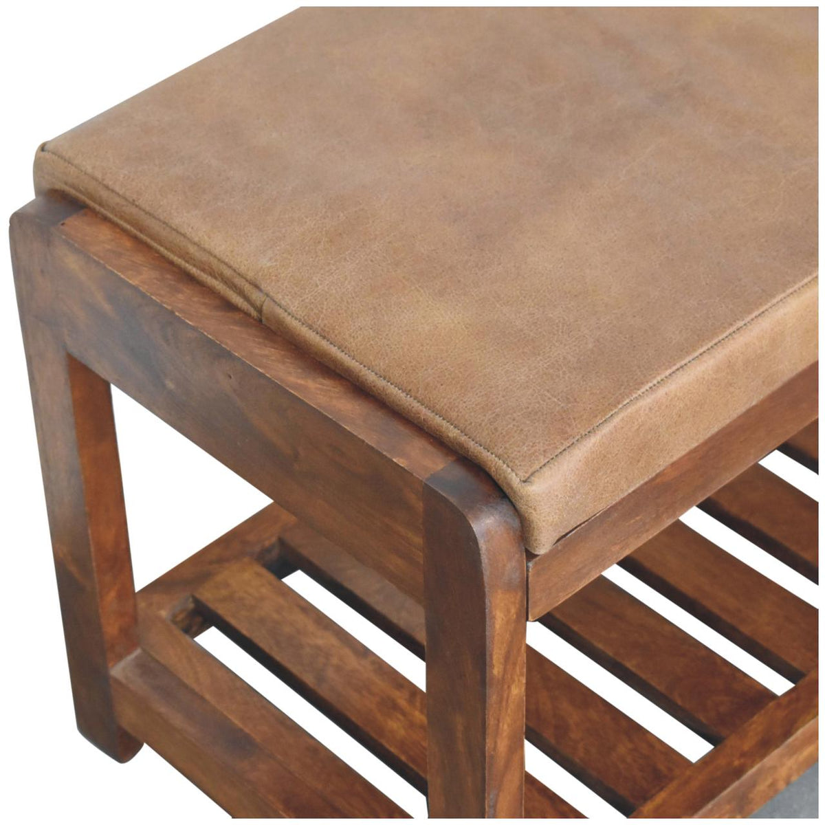 Buffalo Slatted Hallway Bench Bench