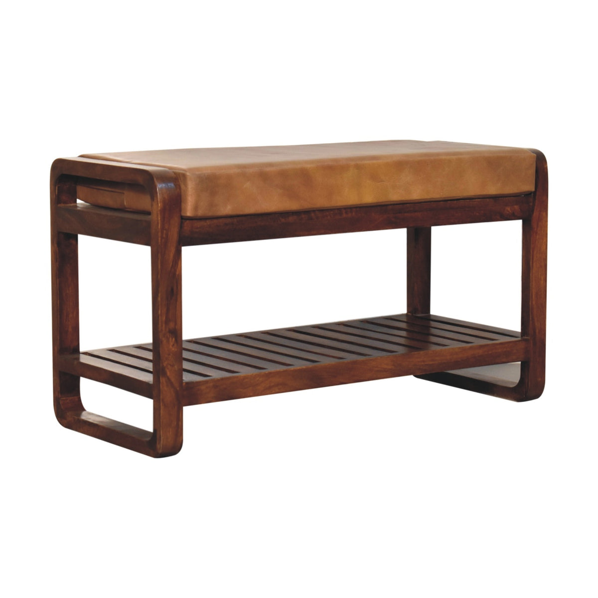 Buffalo Slatted Hallway Bench Bench
