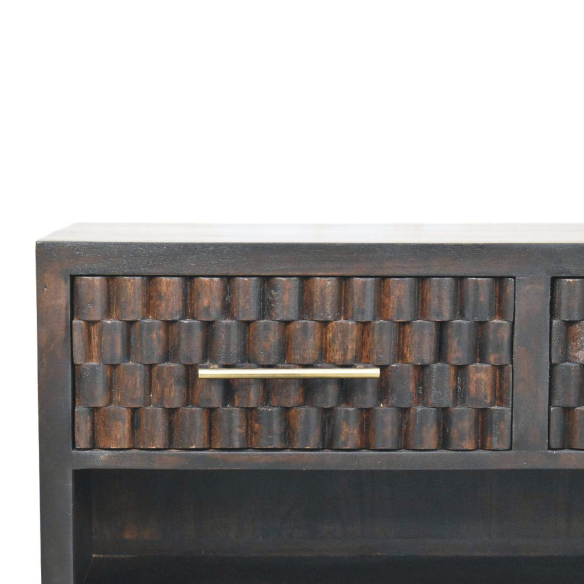 Cadiz Carved Shoe Storage Bench Bench