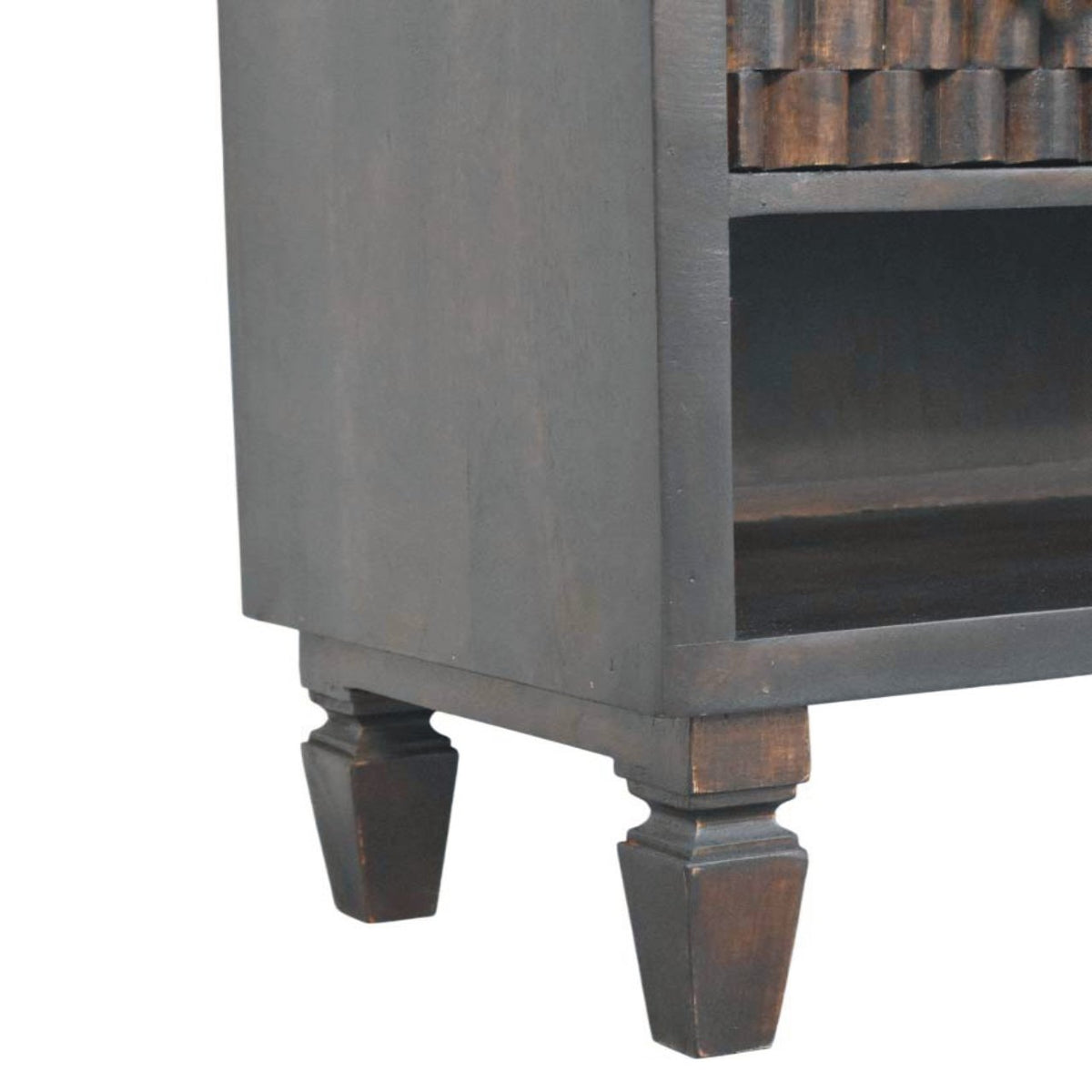 Cadiz Carved Shoe Storage Bench Bench