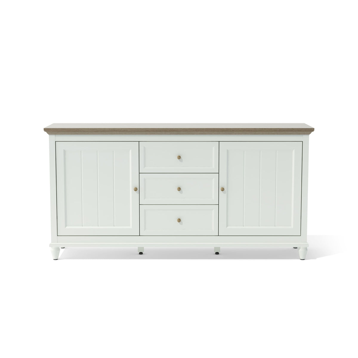 Chenon Sideboard - White &amp; Brown Susan