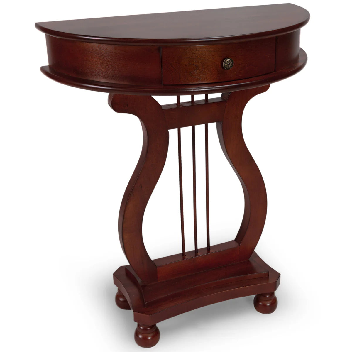 Executive Desk with 3 Drawers – Cherry Finish - All Thing Cedar All Things Cedar